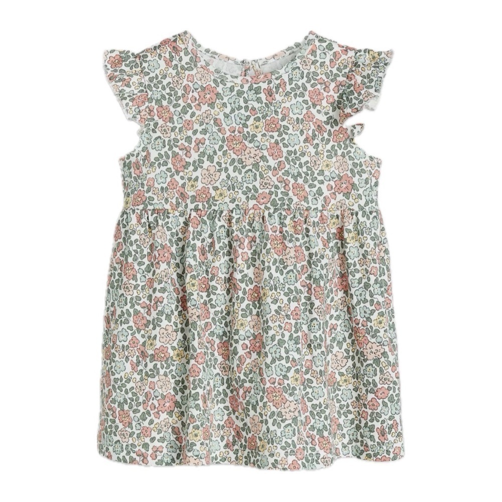 H&M Girls’ Ruffle Trim Jersey Dress 6 Months NWT